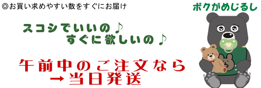すこしでいいからすぐ欲しいなアイテムたち